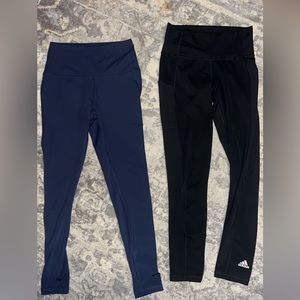 Navy and Black Adidas Leggings bundle